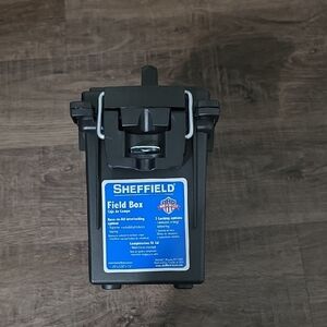 Sheffield Black Field Box - Heavy-Duty Home Storage